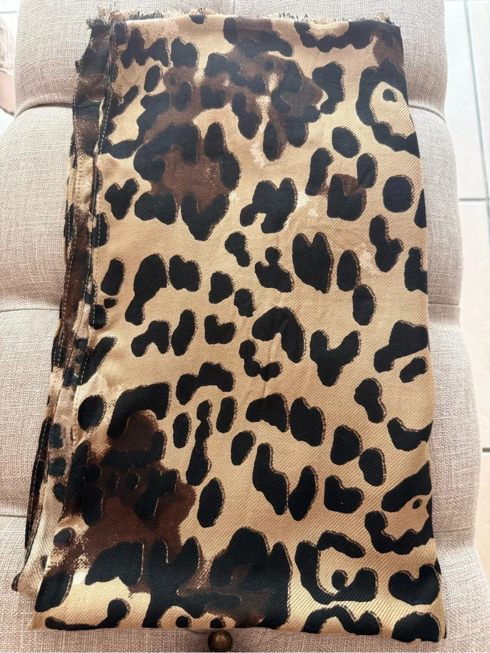 BUNDLE of 2 LARGE STYLISH FALL SCARVES RED/ ANIMAL PRINT